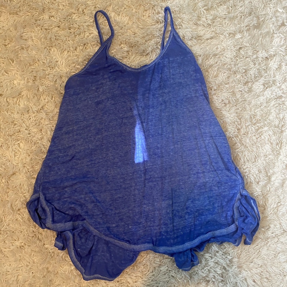Blue Free People Tank